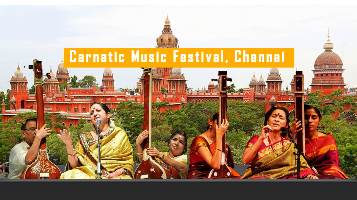 Chennai Carnatic Music Festival from 15th December: Perfect for Music Lovers