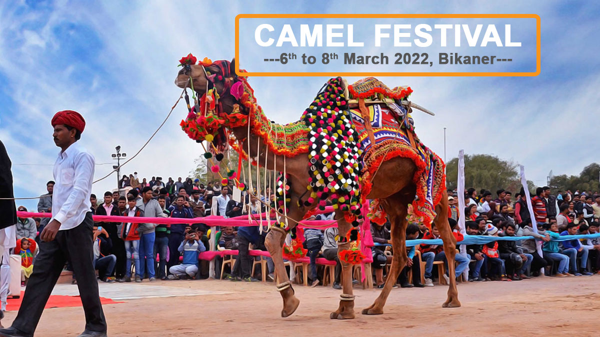 Bikaner Camel Festival Dates- 6th March to 8th March 2022