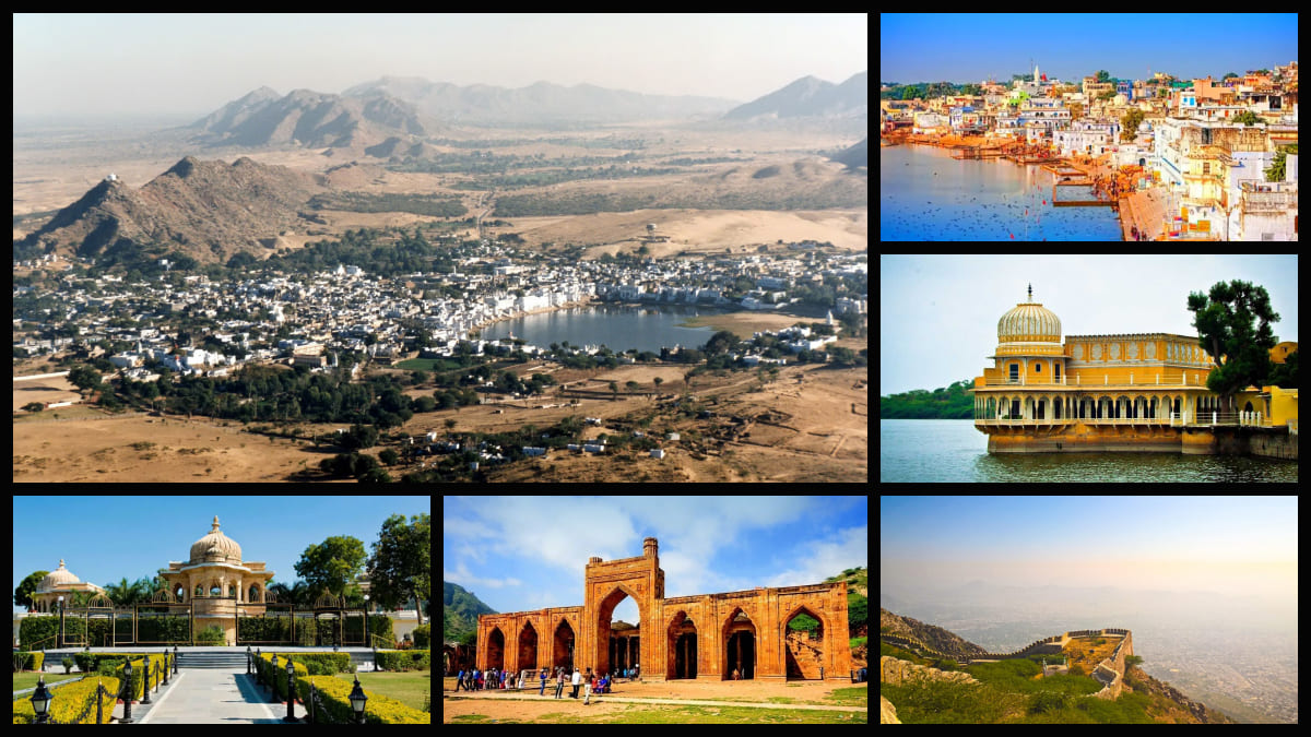 The view of the beautiful cities of Rajasthan
