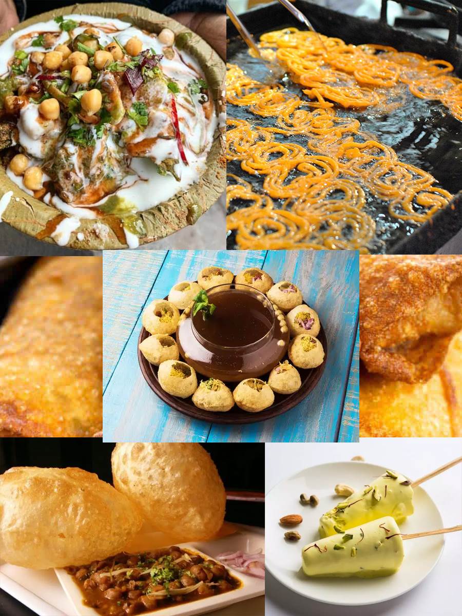 Famous Delhi street food